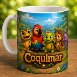 Mug Personalizado Coquimar y sus amigos