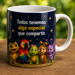 Mug Personalizado Coquimar y sus amigos con frase